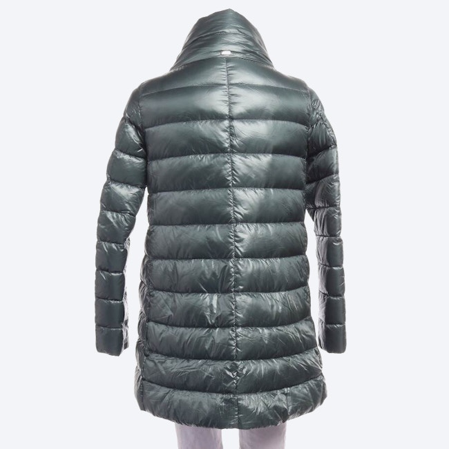 Image 2 of Quilted Coat 36 Green in color Green | Vite EnVogue