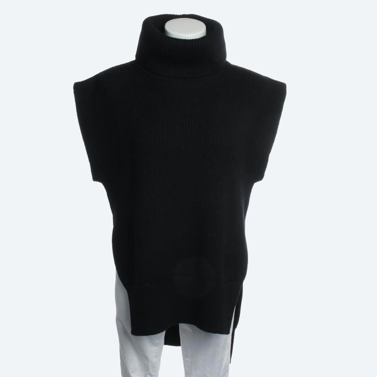 Image 1 of Wool Slipover S Black in color Black | Vite EnVogue