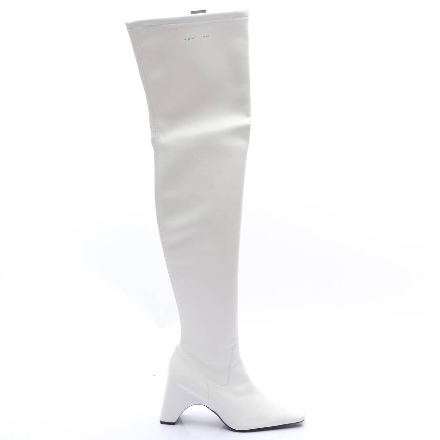 Image 1 of Overknee Boots EUR38 White in color White | Vite EnVogue