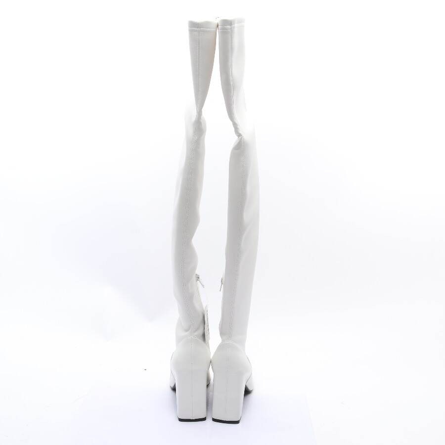Image 3 of Overknee Boots EUR38 White in color White | Vite EnVogue