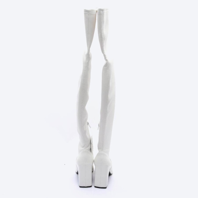 Image 3 of Overknee Boots EUR38 White in color White | Vite EnVogue