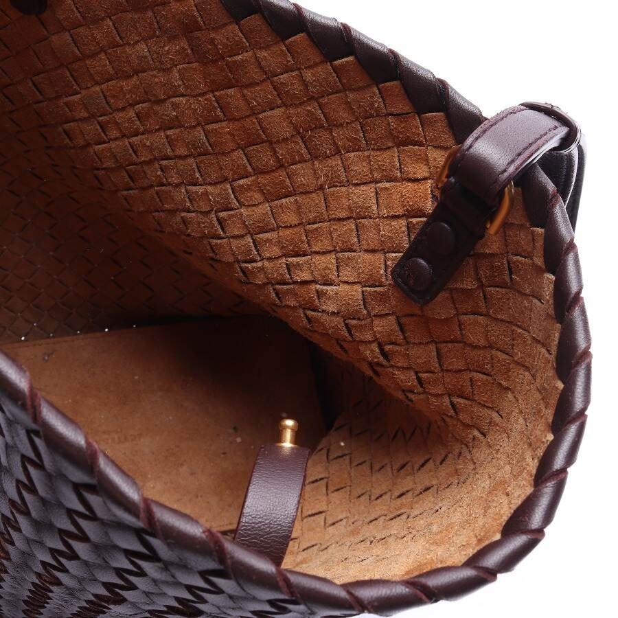 Image 5 of Intreddiato Bucket Crossbody Bag Dark Brown in color Brown | Vite EnVogue