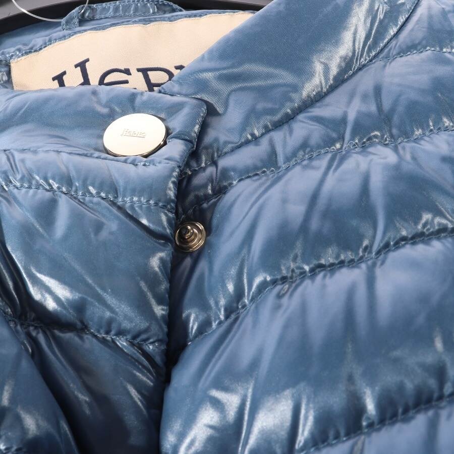 Image 3 of Quilted Coat 38 Blue in color Blue | Vite EnVogue