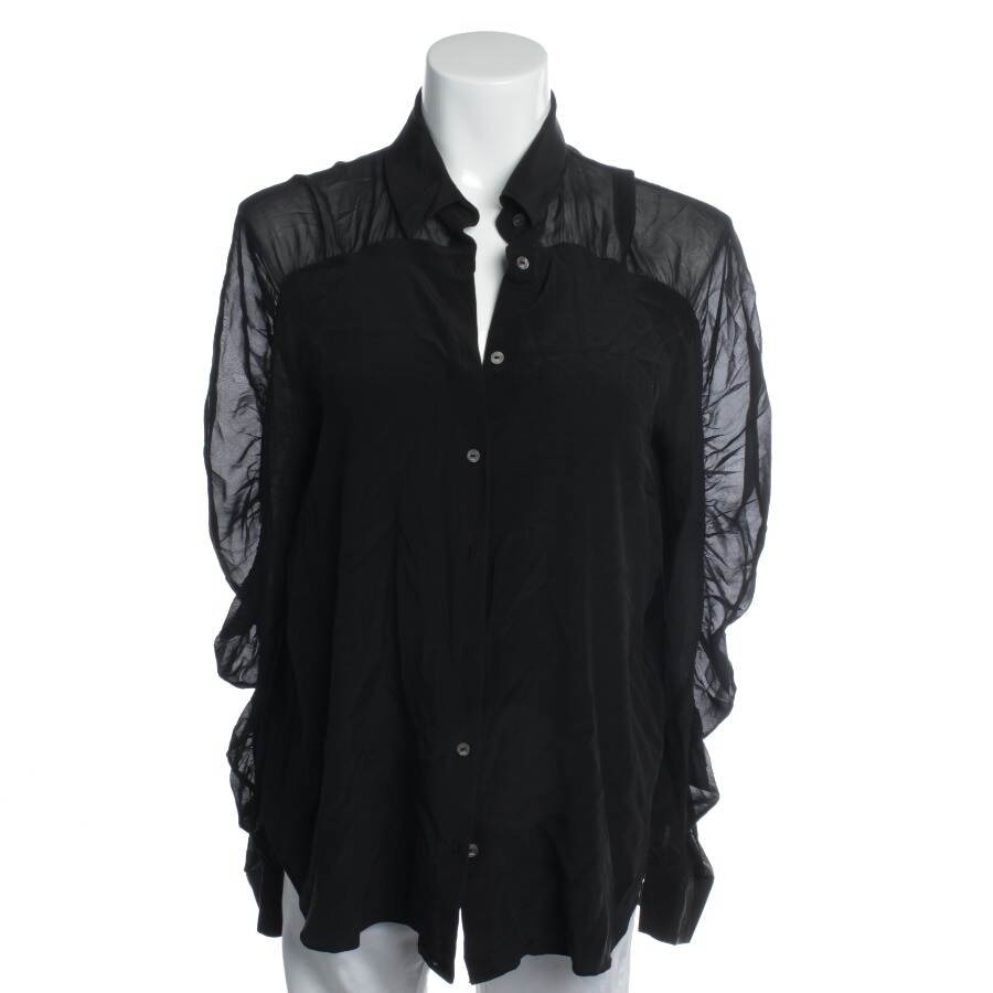 Image 1 of Silk Shirt 38 Black in color Black | Vite EnVogue