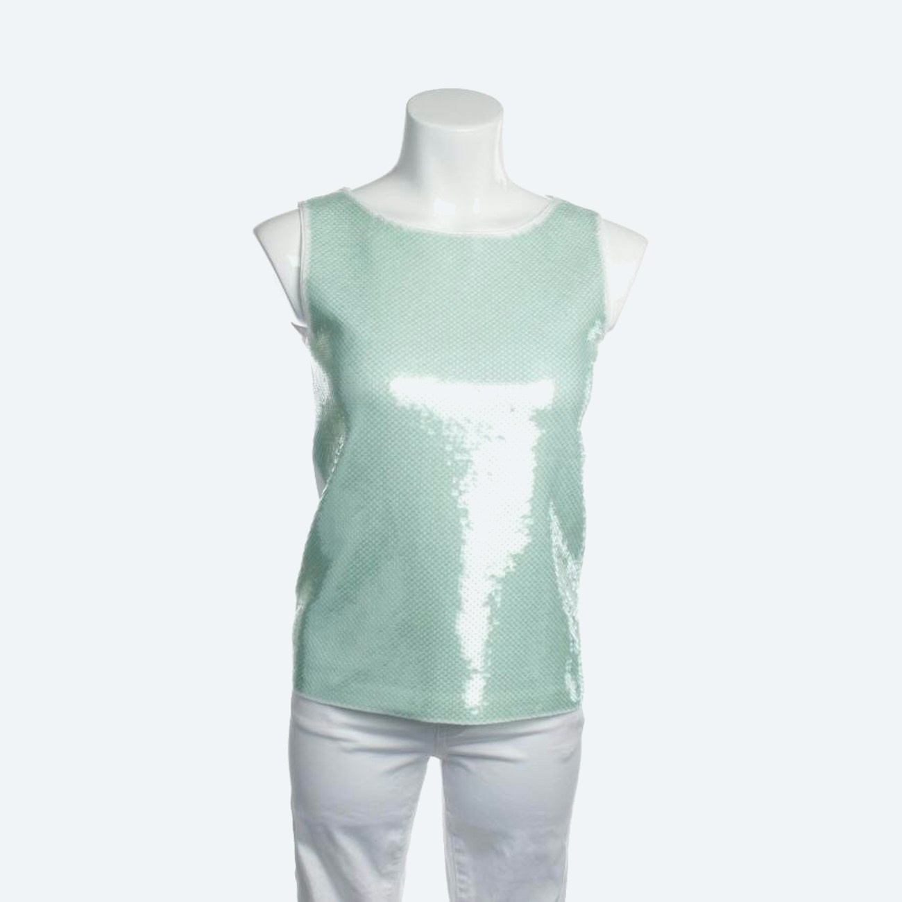 Image 1 of Top S Light Green in color Green | Vite EnVogue