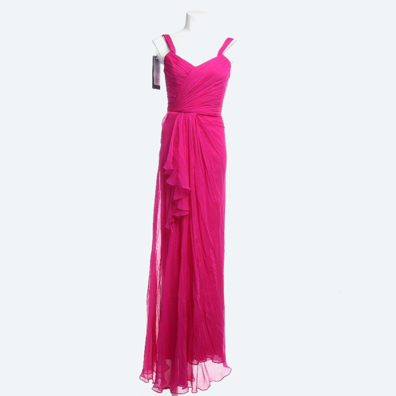 Image 1 of Silk Dress 34 Fuchsia in color Pink | Vite EnVogue