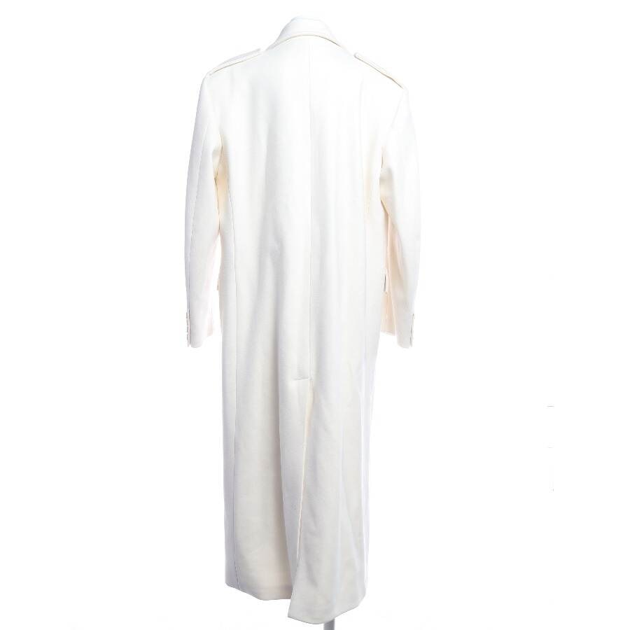 Image 2 of Wool Coat 42 Beige in color White | Vite EnVogue