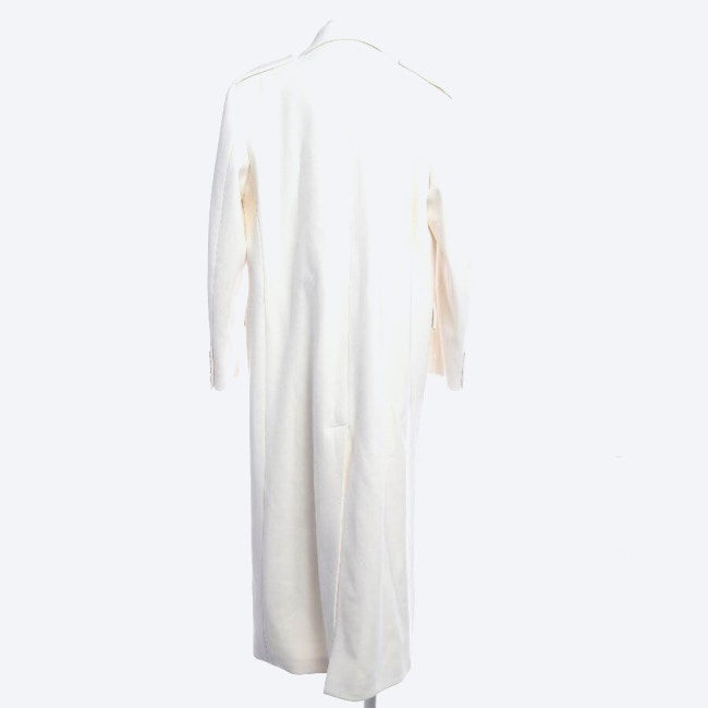 Image 2 of Wool Coat 42 Beige in color White | Vite EnVogue