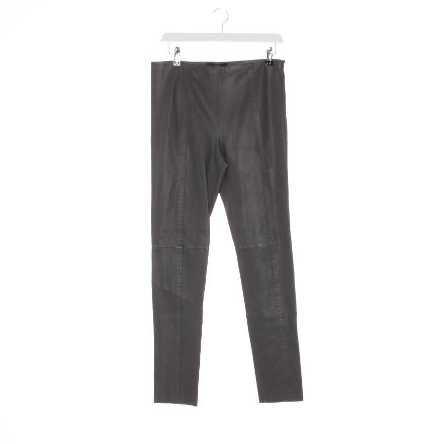 Image 1 of Leather Pants 38 Gray in color Gray | Vite EnVogue