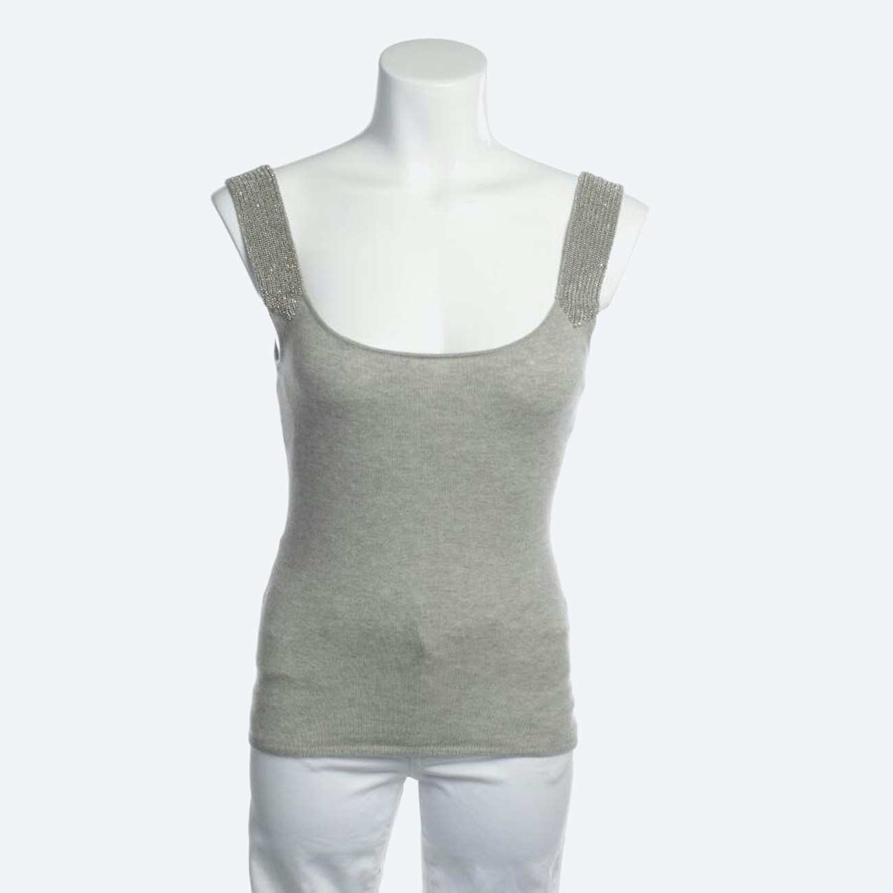 Image 1 of Cashmere Top S Gray in color Gray | Vite EnVogue