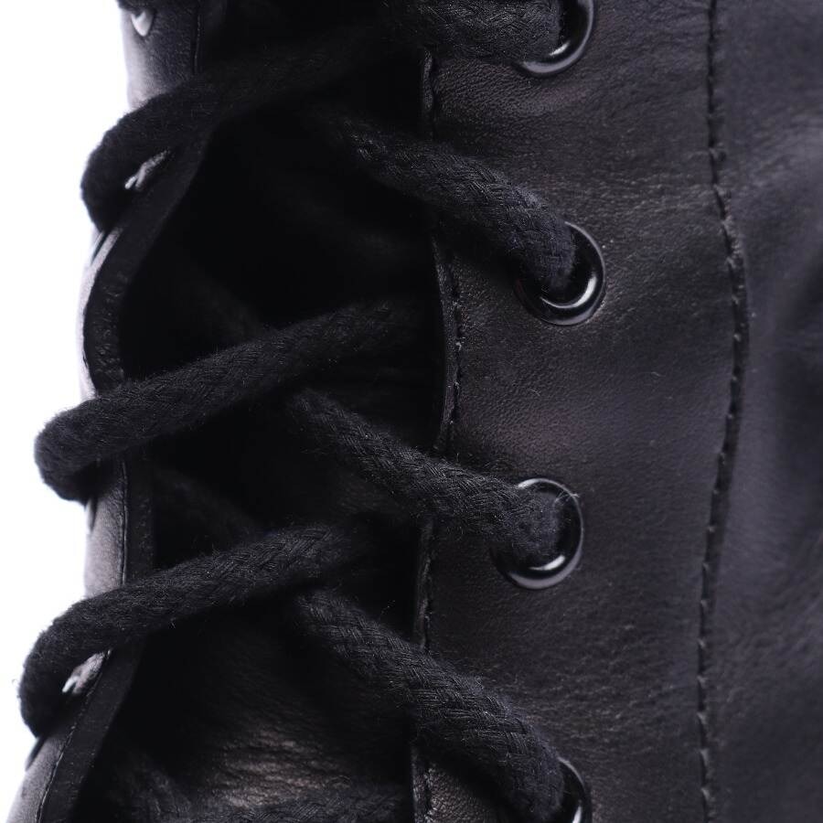 Image 7 of V-Logo Biker Boots EUR 38.5 Black in color Black | Vite EnVogue