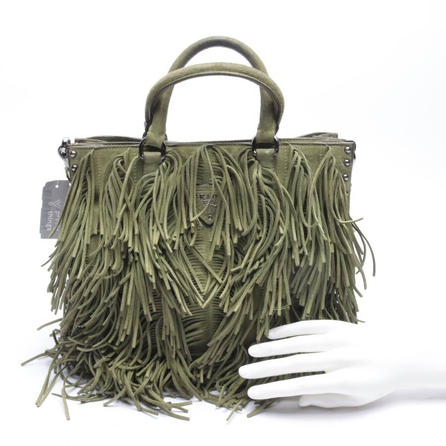 Bild 4 von Fringe Bag Handtasche Grün in Farbe Grün | Vite EnVogue