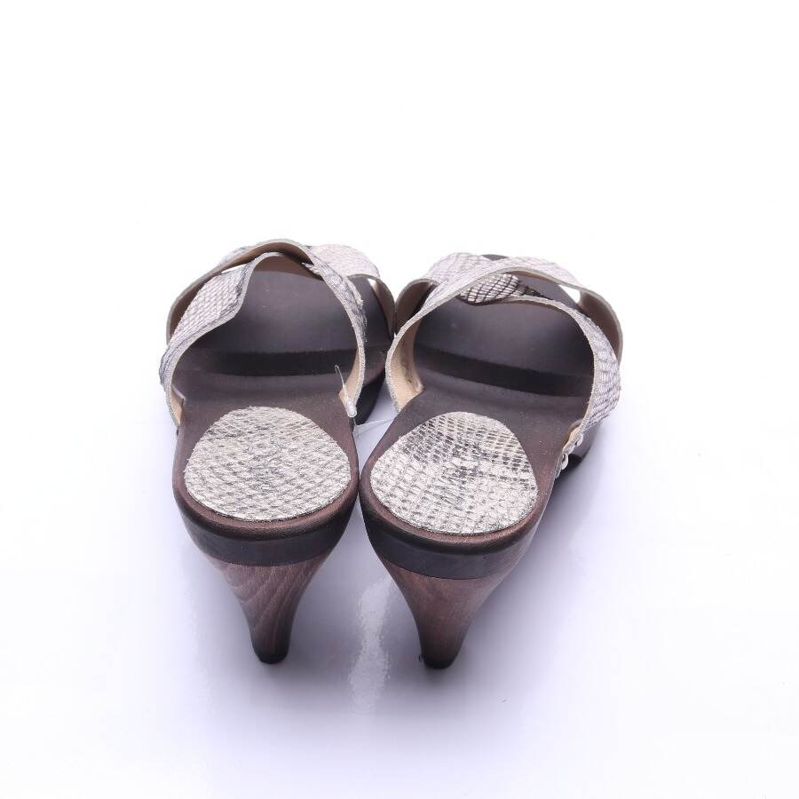 Image 3 of Heeled Sandals EUR 40 Silver in color Metallic | Vite EnVogue