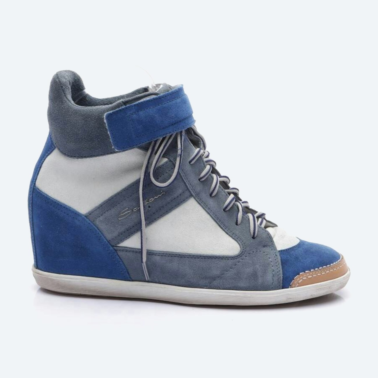 Bild 1 von High-Top Sneaker EUR 39,5 Blau in Farbe Blau | Vite EnVogue