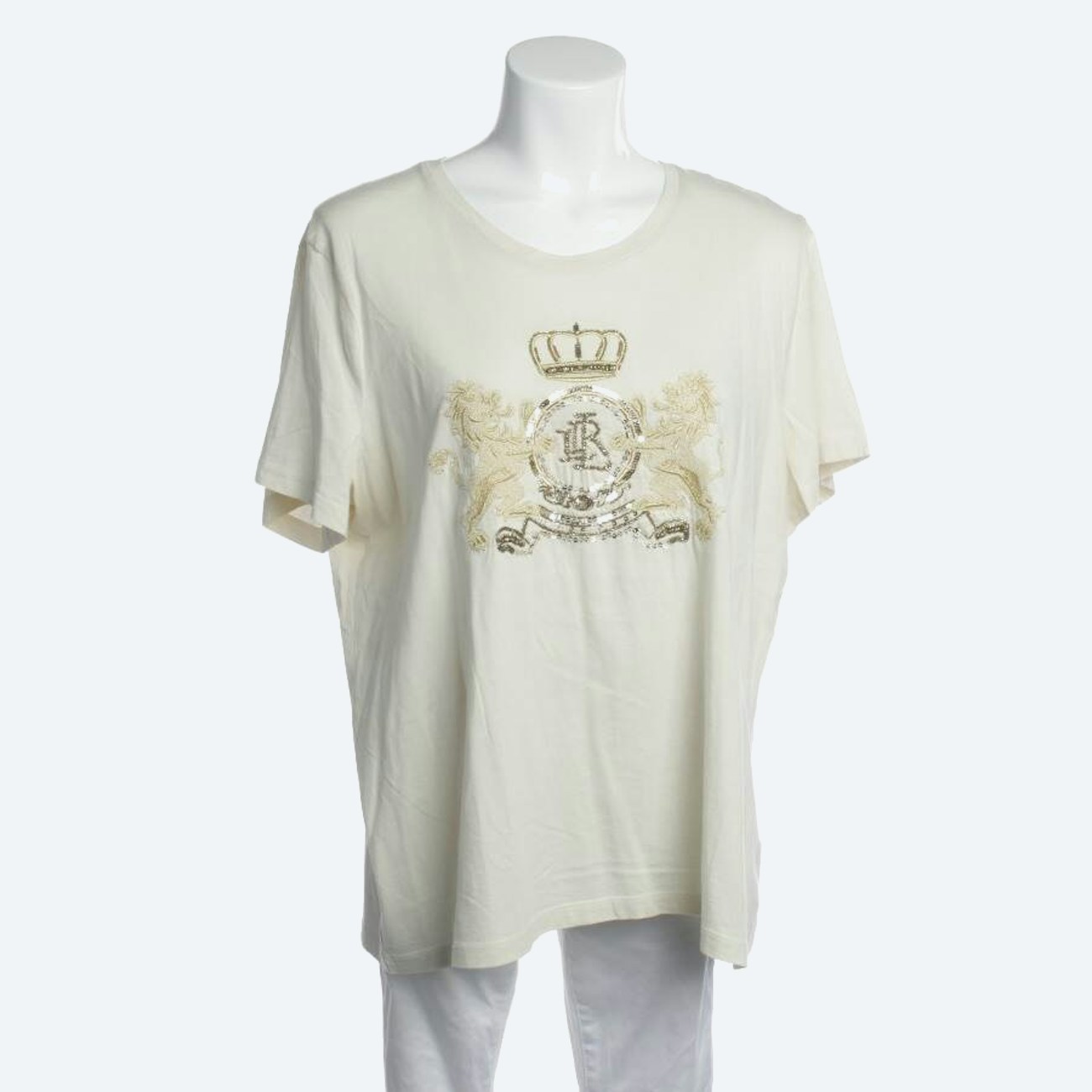 Bild 1 von Shirt 2XL Beige in Farbe Weiß | Vite EnVogue