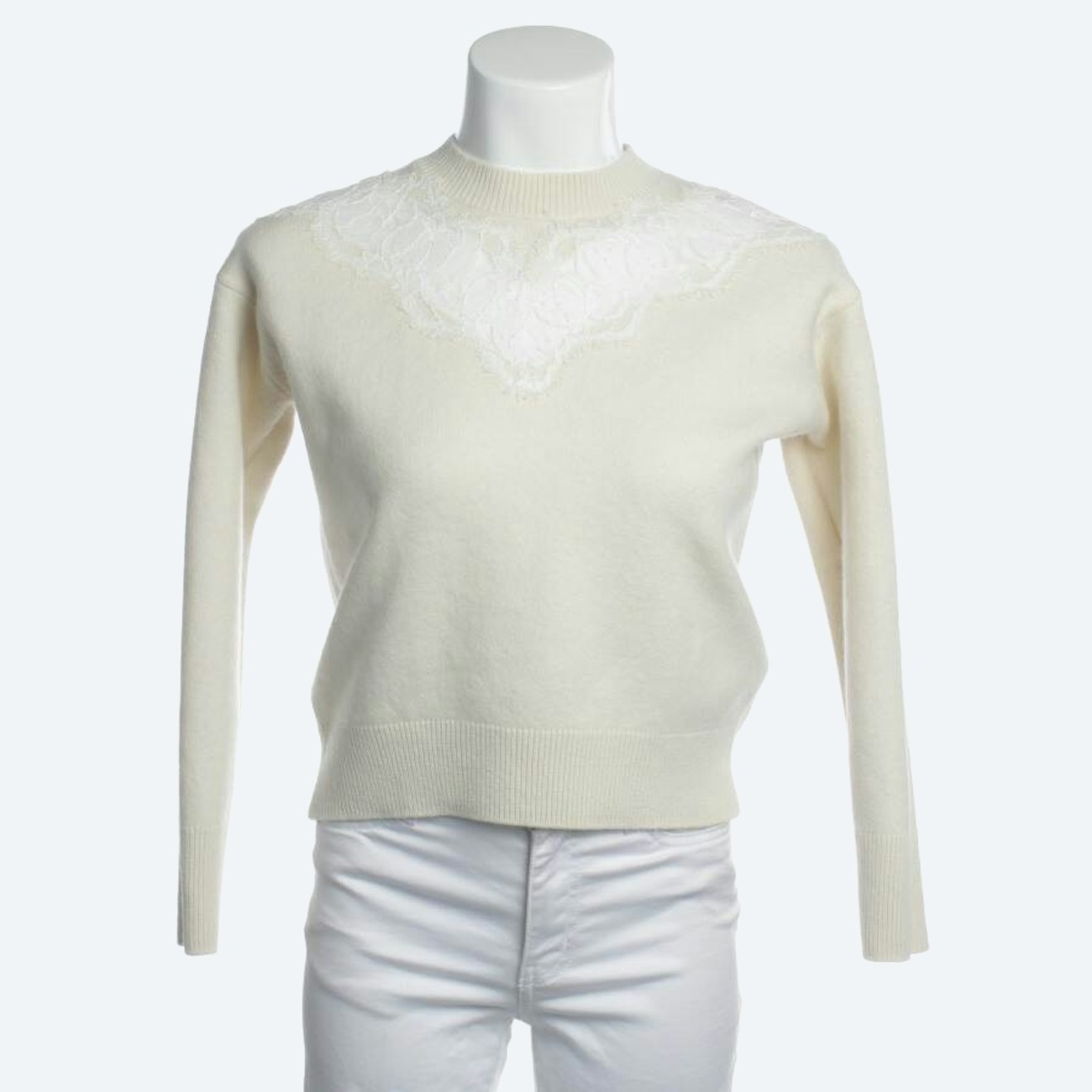 Image 1 of Wool Jumper XS Beige in color White | Vite EnVogue