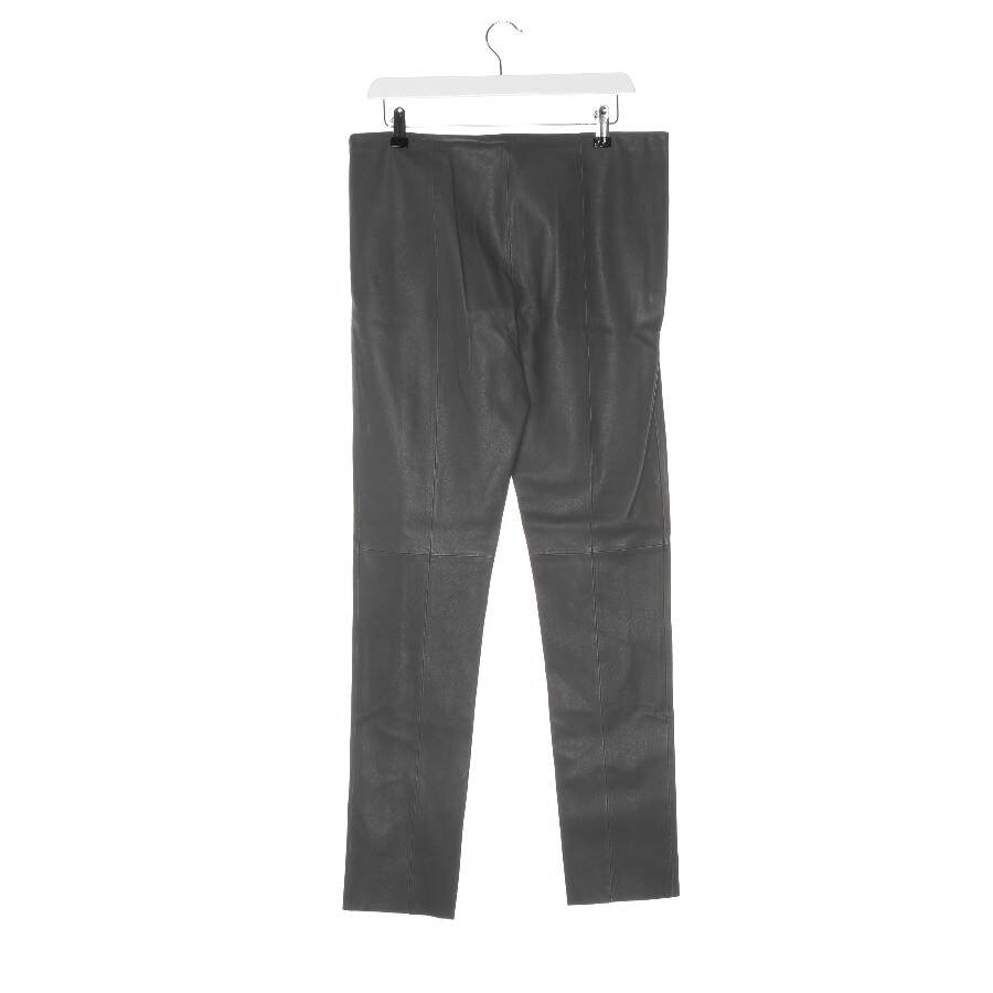 Image 2 of Leather Pants 40 Dark Gray in color Gray | Vite EnVogue