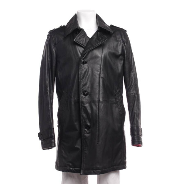 Image 1 of Leather Coat 50 Black | Vite EnVogue