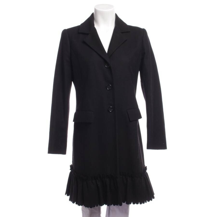 Image 1 of Between-seasons Coat 38 Black in color Black | Vite EnVogue