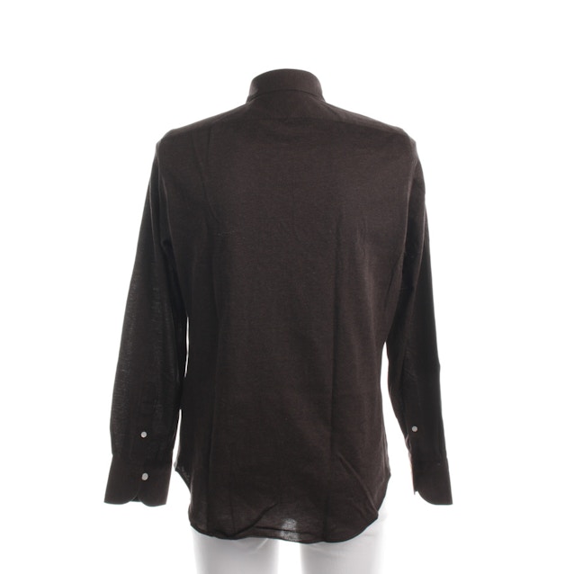 Casual Shirt 41 Dark brown | Vite EnVogue