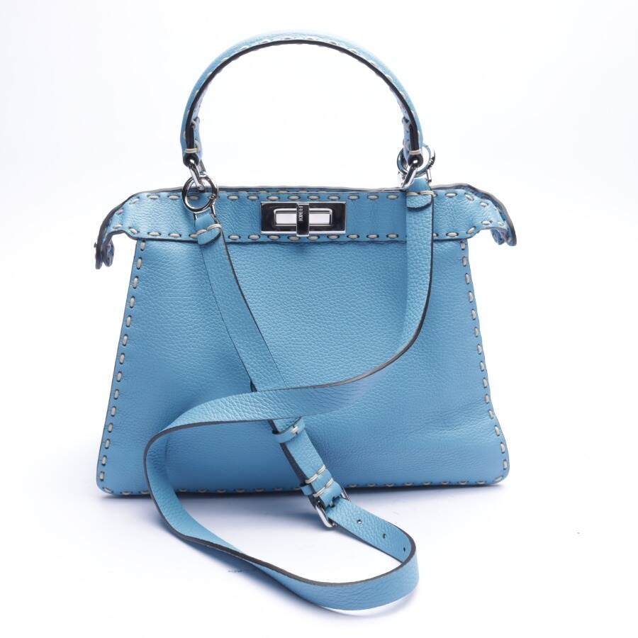 Image 2 of Peek-a-boo Handbag Blue in color Blue | Vite EnVogue