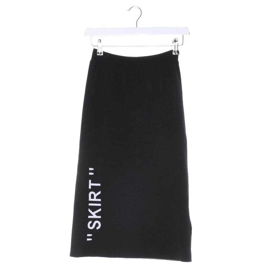 Image 1 of Skirt 36 Black in color Black | Vite EnVogue