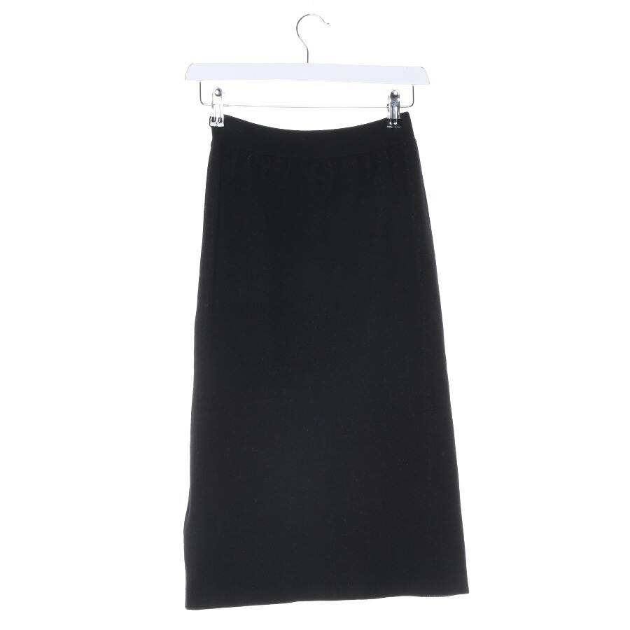 Image 2 of Skirt 36 Black in color Black | Vite EnVogue