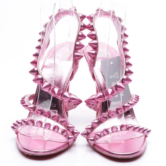 Heeled Sandals EUR 38.5 Pink | Vite EnVogue