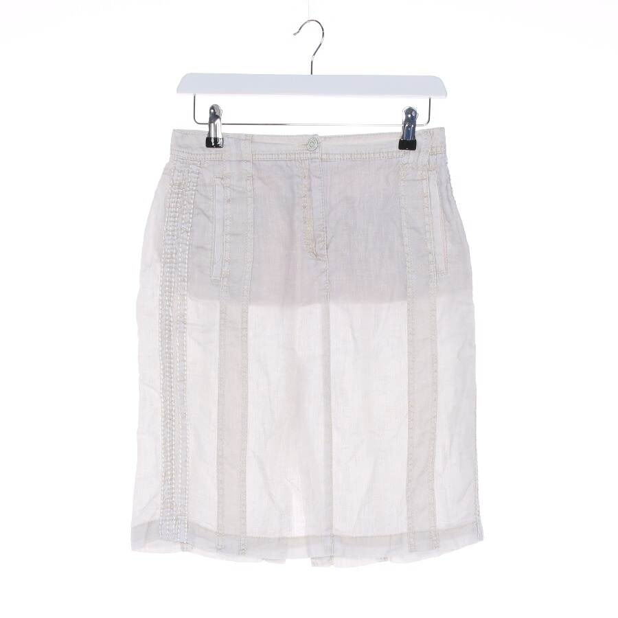 Image 1 of Linen Skirt 34 Beige in color White | Vite EnVogue