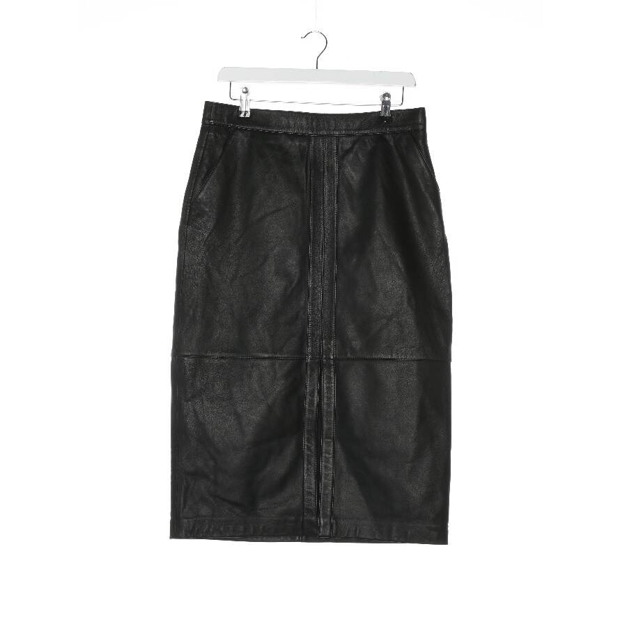 Image 1 of Leather Skirt 38 Black in color Black | Vite EnVogue