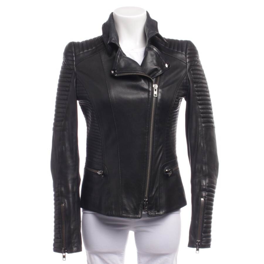 Image 1 of LeatherJacket 36 Black in color Black | Vite EnVogue