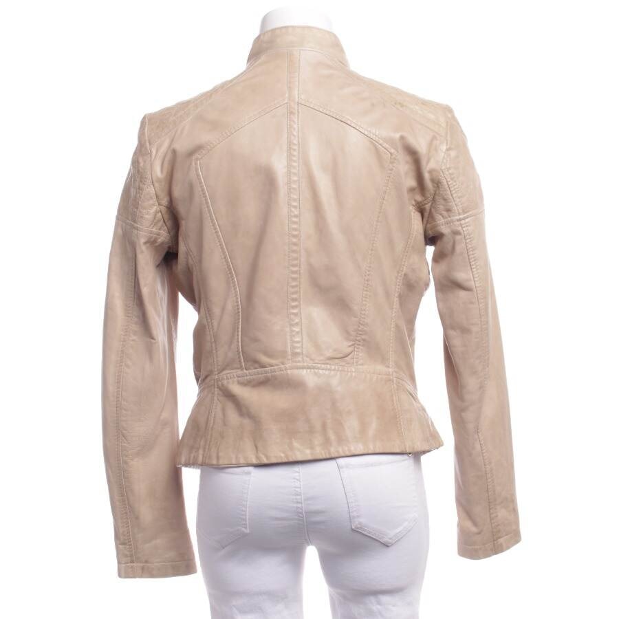 Image 2 of LeatherJacket 40 Beige in color White | Vite EnVogue