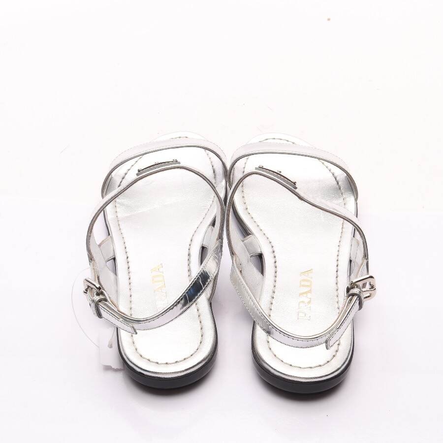 Image 2 of Sandals EUR 36.5 Silver in color Metallic | Vite EnVogue