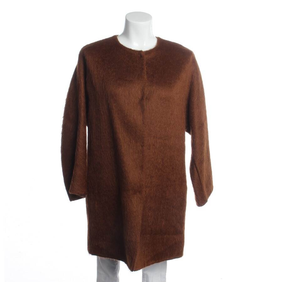 Image 1 of Between-seasons Coat 36 Brown in color Brown | Vite EnVogue