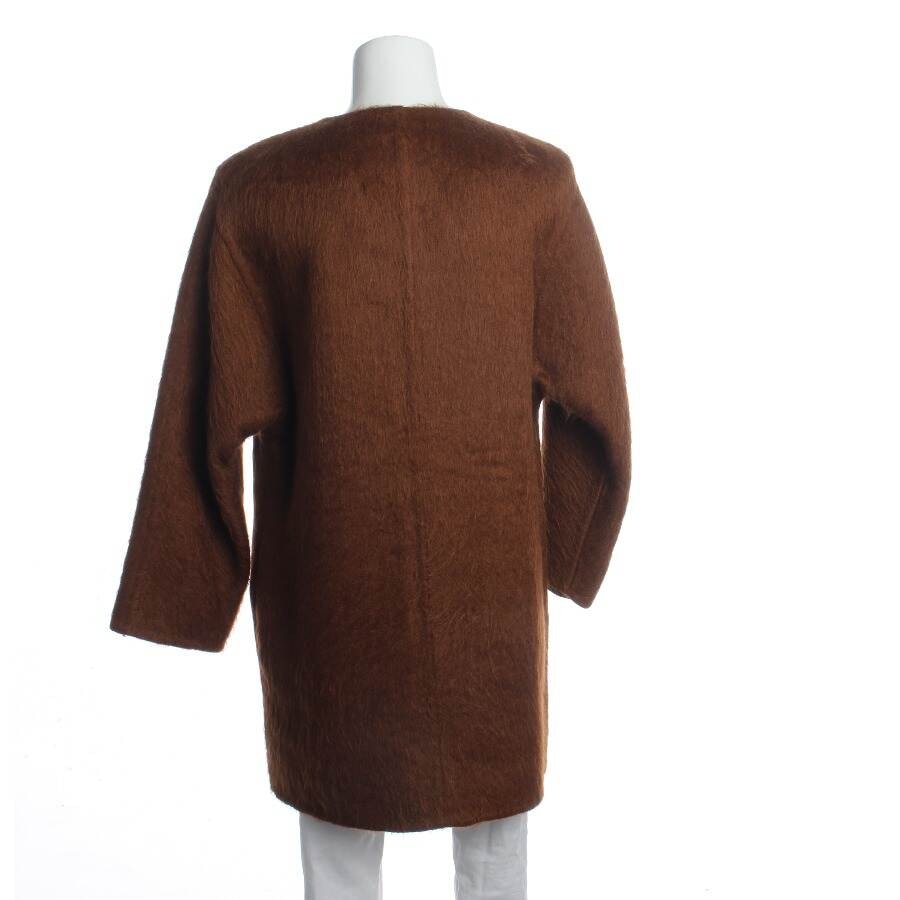 Image 2 of Between-seasons Coat 36 Brown in color Brown | Vite EnVogue