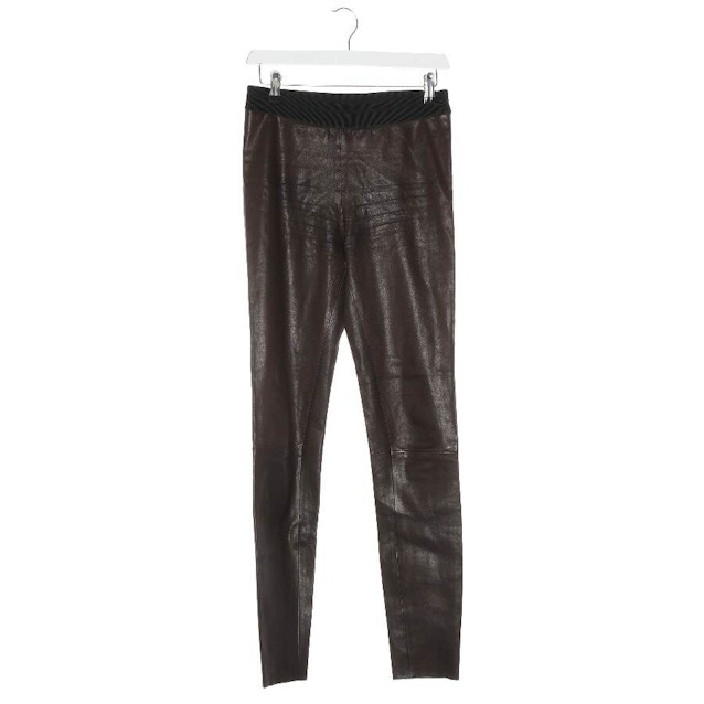 Image 1 of Leather Pants 34 Dark Brown | Vite EnVogue
