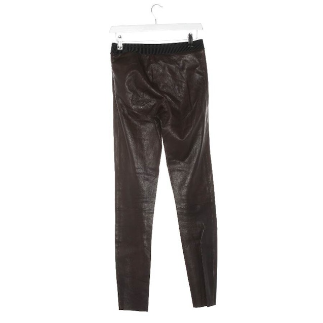 Leather Pants 34 Dark Brown | Vite EnVogue