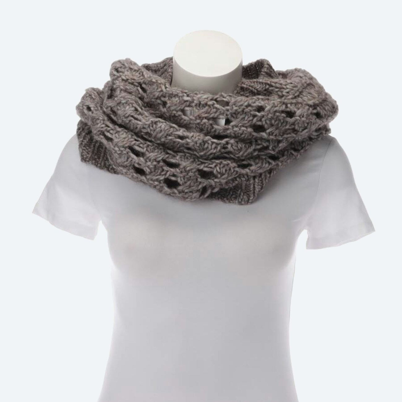 Image 1 of Tube Scarf Gray in color Gray | Vite EnVogue