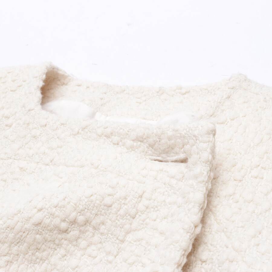 Image 3 of Between-seasons Coat 36 Beige in color White | Vite EnVogue