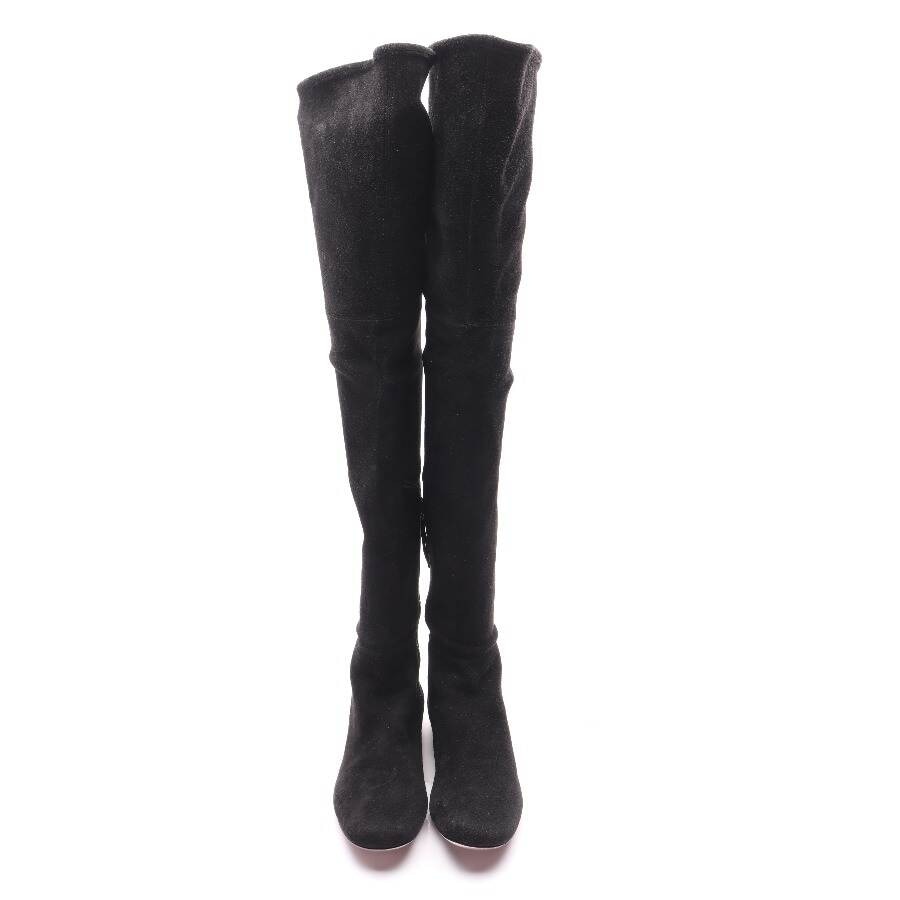 Image 2 of Overknee Boots EUR 37.5 Black in color Black | Vite EnVogue