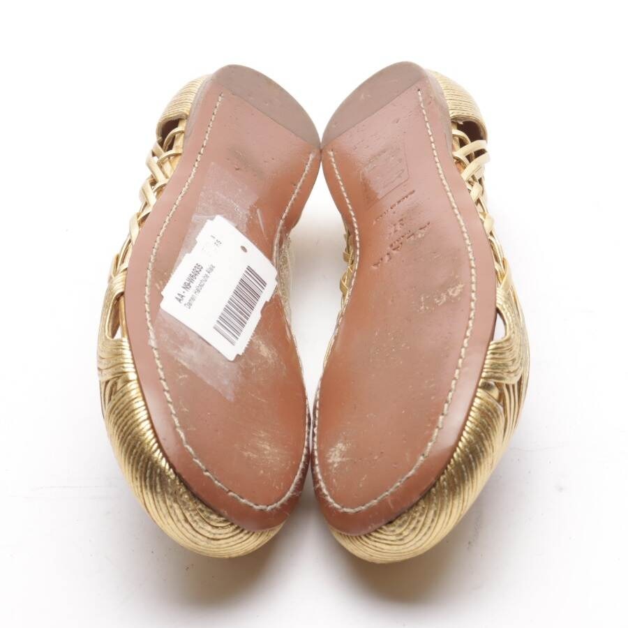 Image 3 of Ballet Flats EUR 37 Gold in color Metallic | Vite EnVogue