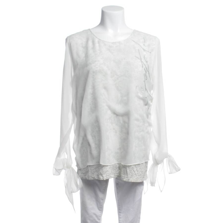 Image 1 of Shirt Blouse 40 White in color White | Vite EnVogue