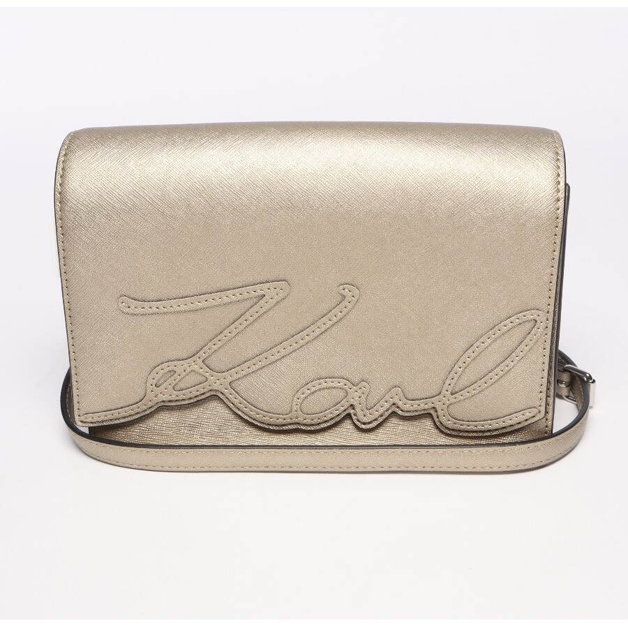 Image 1 of Shoulder Bag Gold in color Metallic | Vite EnVogue