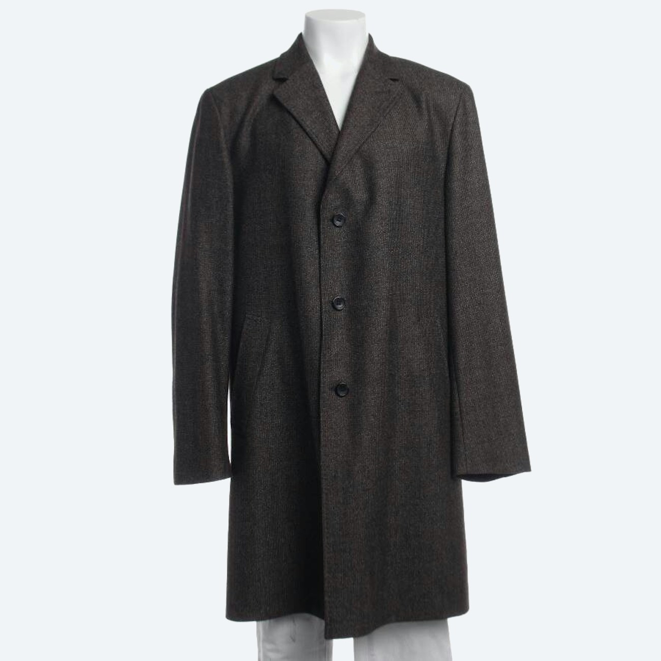Image 1 of Wool Coat 46 Brown in color Brown | Vite EnVogue