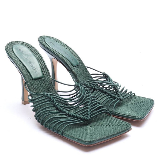 Image 1 of Cindy Heeled Sandals EUR 39 Dark Green | Vite EnVogue