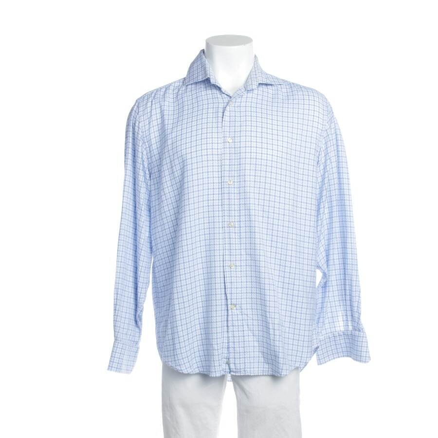 Image 1 of Casual Shirt L Blue in color Blue | Vite EnVogue