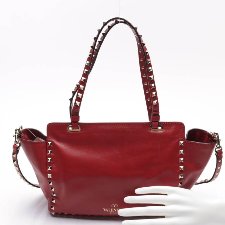 Image 2 of Rockstud Handbag Red in color Red | Vite EnVogue