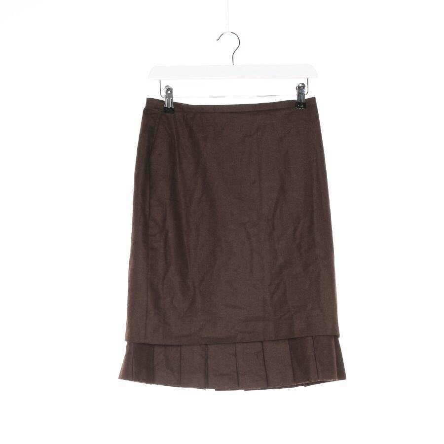 Image 1 of Wool Skirt 40 Brown in color Brown | Vite EnVogue