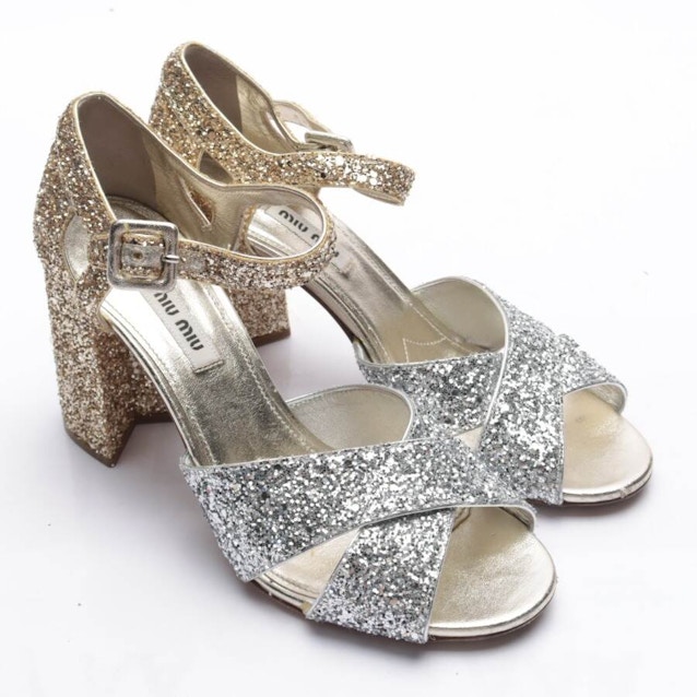 Image 1 of Heeled Sandals EUR38 Silver | Vite EnVogue