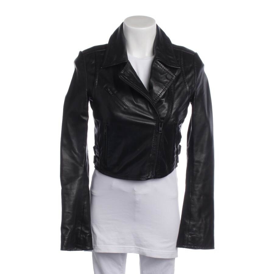 Image 1 of LeatherJacket 34 Black in color Black | Vite EnVogue